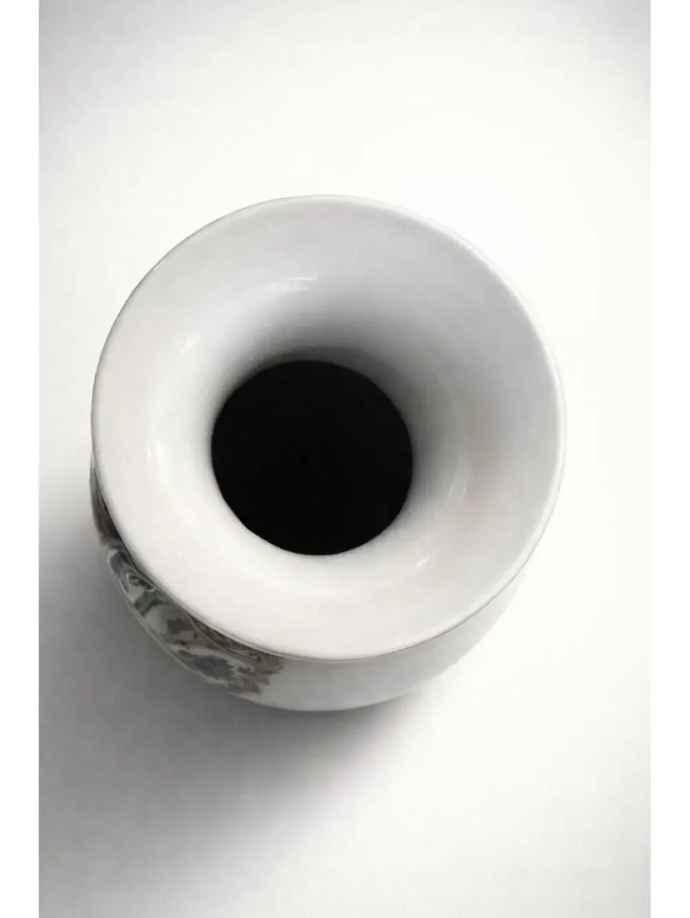 Vintage 10-Inch Ceramic Decorative Vase with Tribal Pattern